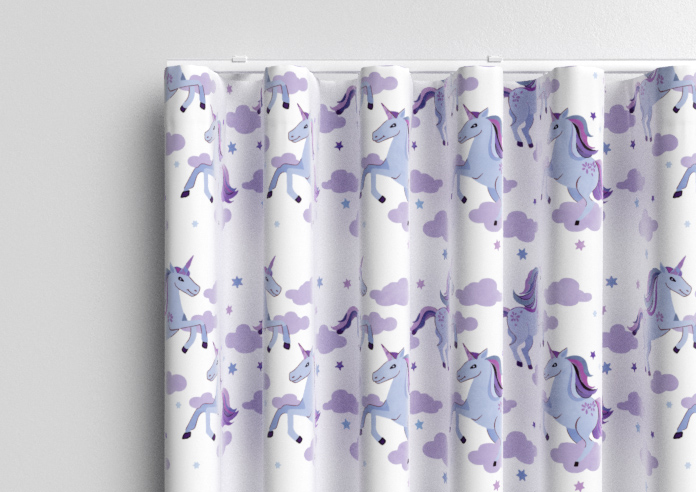 Unicorn Magic, Purple - Made to Measure Curtains - Image 13